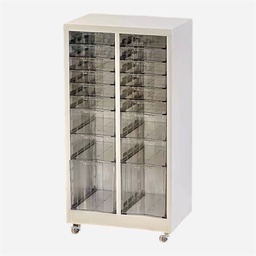 OVJ Metal Cabinet With Clear Drawers