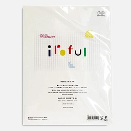 [IROFUL PI-A4P-H5W] IROFUL Writing Paper 75gsm Grid A4 x 50