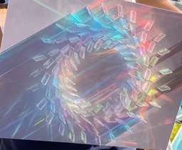 OVJ Acrylic Hologram Pieces 3mm x 5cm x 5cm x 50