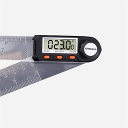 GREENER Digital Angle Transparent Ruler 200mm