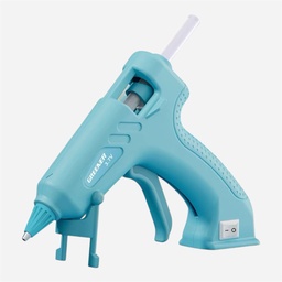 GREENER Cordless Hot Glue Gun 7mm 3.7V Blue