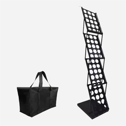 OVJ Mobile Brochure Display Stand 4-Tier A4