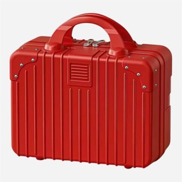 OVJ Plastic Suitcase 14" Red
