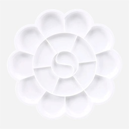 [OVJ 9555535017687] OVJ Plastic Flower Palette 18-Well