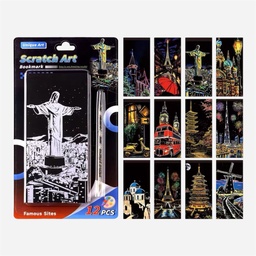 OVJ Scratch Art Bookmart Kit - Famous Landmarks