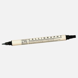 [ZIG MS-3400 010] ZIG Memory System Calligraphy Marker Pure Black