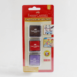 [FABER-CASTELL 180688B1] FABER-CASTELL Finger Printing Art Pad Set x 3