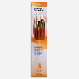 [PRINCETON PR9155] PRINCETON 9155 Real Value White Taklon Brush Set x 5