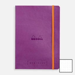 [RHODIA 117579] RHODIA White Paper Dot Softcover Goal Book 90gsm A5 x 120 Violet
