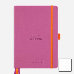 [RHODIA 118580] RHODIA White Paper Hardcover Goal Book 90gsm Dot A5 x 120 Lilac