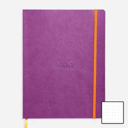 [RHODIA 117560] RHODIA Softcover Dot Notebook 90gsm B5 x 80 Purple