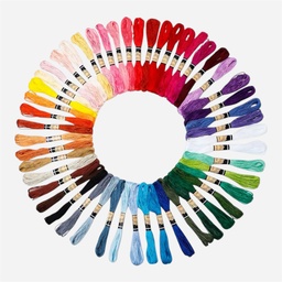 [OVJ 4589435552385] OVJ Embroidery Cotton Thread 8m Set x 50