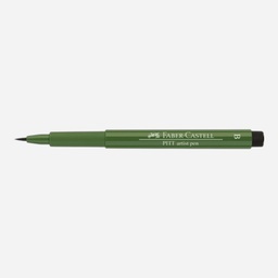 [FABER-CASTELL 167467] FABER-CASTELL Pitt Brush Pen Permanent Green Olive