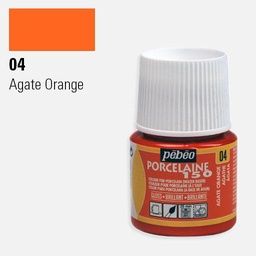 [PEBEO 024004] PEBEO Porcelaine Paint 45ml 04 Agate Orange