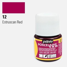 [PEBEO 024012] PEBEO Porcelaine Paint 45ml 12 Estruscan Red