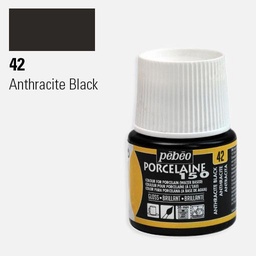 [PEBEO 024042] PEBEO Porcelaine Paint 45ml 42 Anthracite Black