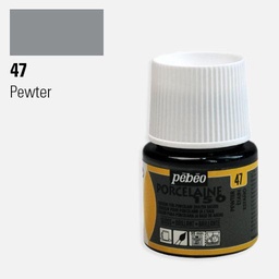 [PEBEO 024047] PEBEO Porcelaine Paint 45ml 47 Pewter