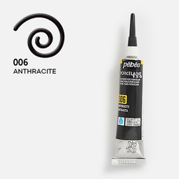 [PEBEO 036006] PEBEO Porcelaine Outliner 20ml Anthracite