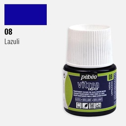 [PEBEO 111008] PEBEO Vitrea 160 Water-Based Glass Paint 45ml 08 Lazuli