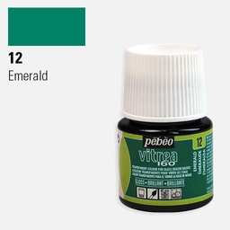 [PEBEO 111012] PEBEO Vitrea 160 Water-Based Glass Paint 45ml 12 Emerald
