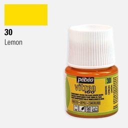 [PEBEO 112030] PEBEO Vitrea 160 Water-Based Glass Paint 45ml 30 Lemon