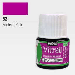 [PEBEO 050052] PEBEO Vitrail Glass Paint 45ml Fuchsia Pink
