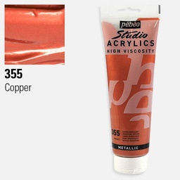 [PEBEO 169355] PEBEO Studio Acrylic 250ml Iridescent Copper
