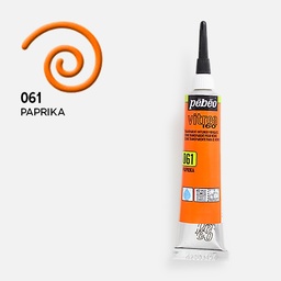 [PEBEO 114061] PEBEO Vitrea 160 Glass Outliner 20ml Paprika