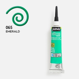 [PEBEO 114065] PEBEO Vitrea 160 Glass Outliner 20ml Emerald