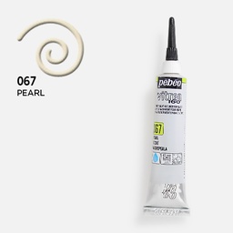 [PEBEO 114067] PEBEO Vitrea 160 Glass Outliner 20ml Pearl
