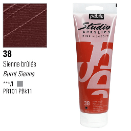 [PEBEO 169038] PEBEO Studio Acrylic 250ml 38 Burnt Sienna