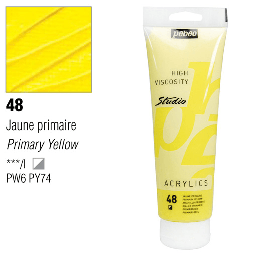 [PEBEO 169048] PEBEO Studio Acrylic 250ml 48 Opaque Primary Yellow