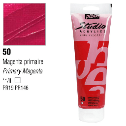 [PEBEO 169050] PEBEO Studio Acrylic 250ml 50 Primary Magenta