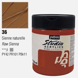 [PEBEO 171036] PEBEO Studio Acrylic Paint 500ml 36 Raw Sienna