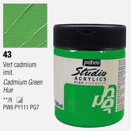 [PEBEO 171043] PEBEO Studio Acrylic Paint 500ml 43 Cadmium Green Hue