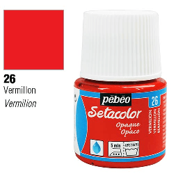 [PEBEO 295026] PEBEO Setacolor Opaque 45ml 26 Vermilion
