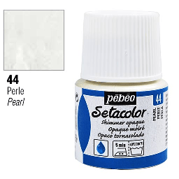 [PEBEO 295044] PEBEO Setacolor Opaque 45ml 44 Shimmer Pearl