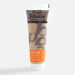 [PEBEO 525012] PEBEO Studio Texture Gel 250ml Red Sand