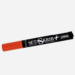 [PEBEO 804002] PEBEO Setaskrib+ Opaque Fabric Marker 4mm Orange