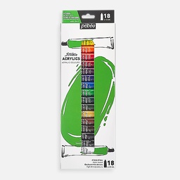 [PEBEO 668710] PEBEO Studio Acrylic Paint 12ml Set x 18