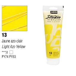 [PEBEO 831013] PEBEO Studio Acrylic 100ml 13 Light Azo Yellow