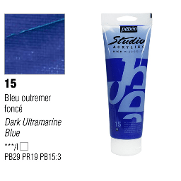 [PEBEO 831015] PEBEO Studio Acrylic 100ml 15 Dark Ultramarine Blue
