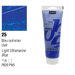 [PEBEO 831025] PEBEO Studio Acrylic 100ml 25 Opaque Light Ultramarine Blue