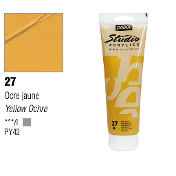 [PEBEO 837027] PEBEO Studio Acrylic 100ml 27 Yellow Ochre