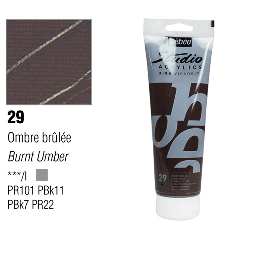 [PEBEO 831029] PEBEO Studio Acrylic 100ml 29 Burnt Umber