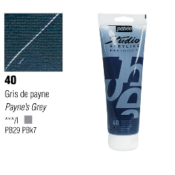 [PEBEO 837040] PEBEO Studio Acrylic 100ml 40 Payne’s Grey