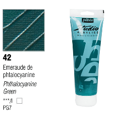 [PEBEO 831042] PEBEO Studio Acrylic 100ml 42 Phthalocyanine Emerald