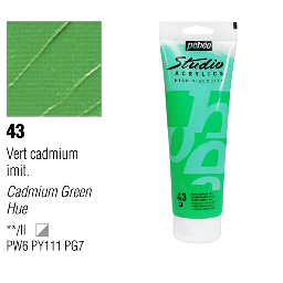 [PEBEO 831043] PEBEO Studio Acrylic 100ml 43 Cadmium Green Hue