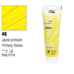 [PEBEO 837048] PEBEO Studio Acrylic 100ml 48 Opaque Primary Yellow