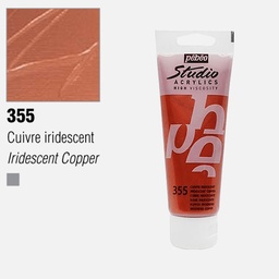 [PEBEO 832355] PEBEO Studio Acrylic 100ml 355 Iridescent Copper